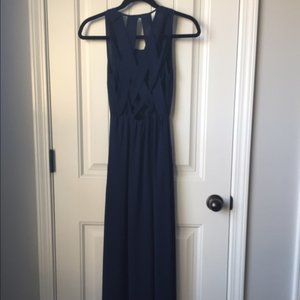 Navy Blue H&M Maxi Dress